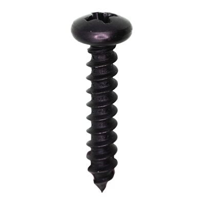 #10 x 1in Phillips Pan Tapping Screw Black Oxide