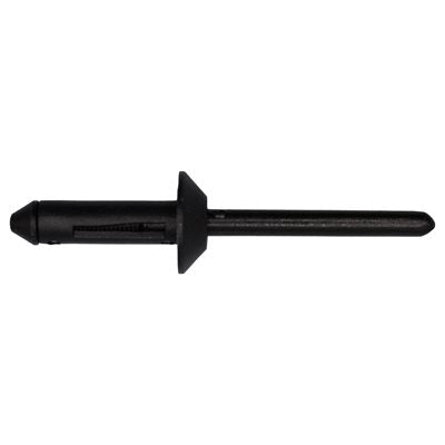 13/64D x 1/16-11/64in Grip Black Nylon Expansion Rivet