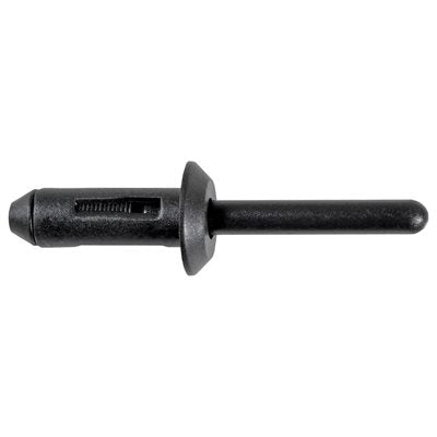 17/64D x 3/32-3/16in Grip Black Nylon Expansion Rivet