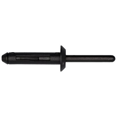 15/64D x 11/64-11/32in Grip Black Nylon Expansion Rivet