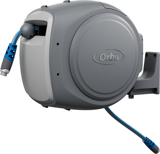 65ft x 5/8 Auto Retractable Hose Reel with Wall Mount 22563
