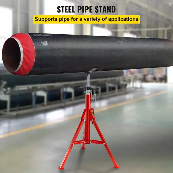 Pipe Stand Adjustable Height 28-52 Inch 2500 LB Capacity