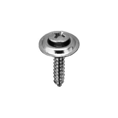 #10 x 5/8in #8 Head Phillips Oval Sems Tapping Screw Chrome
