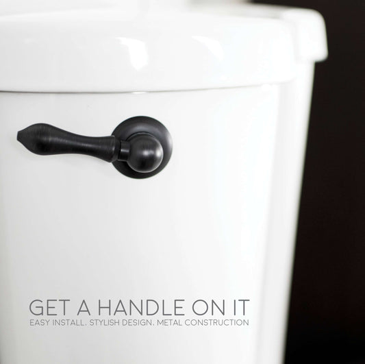 Universal Toilet Flush Replacement Handle (Oil-Rubbed Bronze Finish)