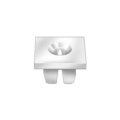 1/4 Square License Plate Nut Nylon