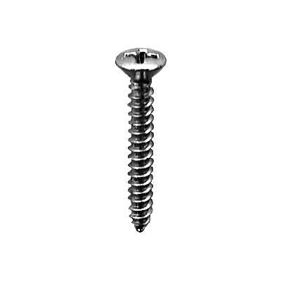 #10 x 3/4in Phillips Oval Trim Screw 18.8 Stainless Steel