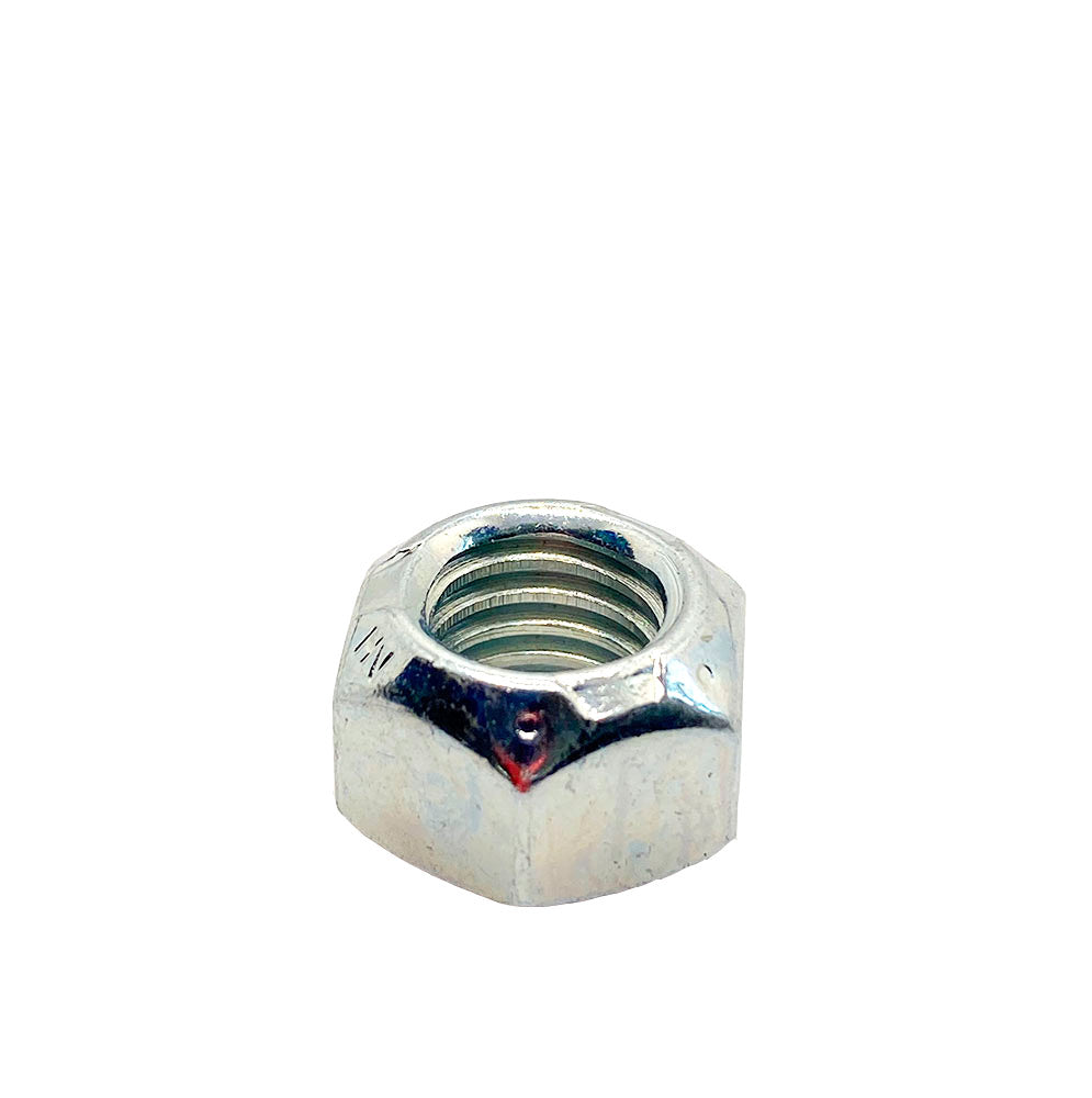 1/2-20in UNF Grade C Prevailing Torque All Steel Lock Nut Zinc Plated