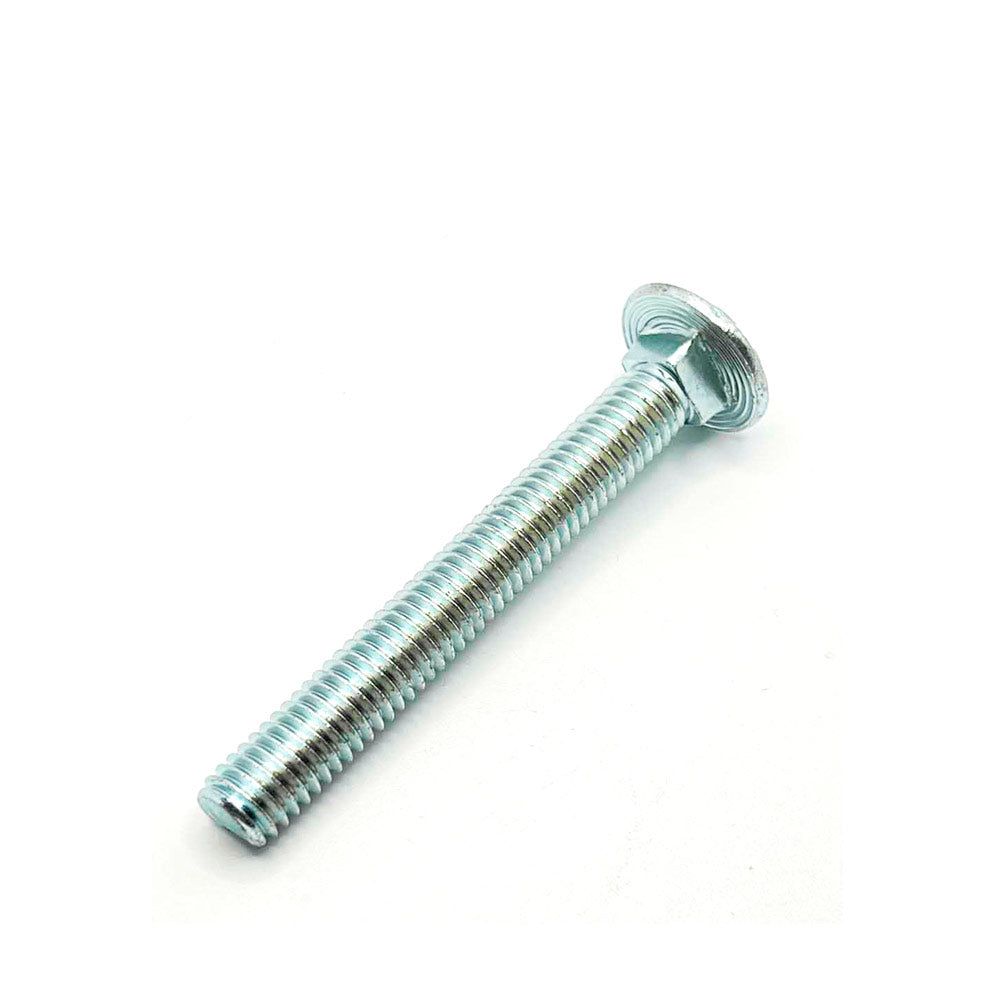 3/8-16 X 3in UNC Grade 2 Full Thread Carriage Bolt Clear Zinc