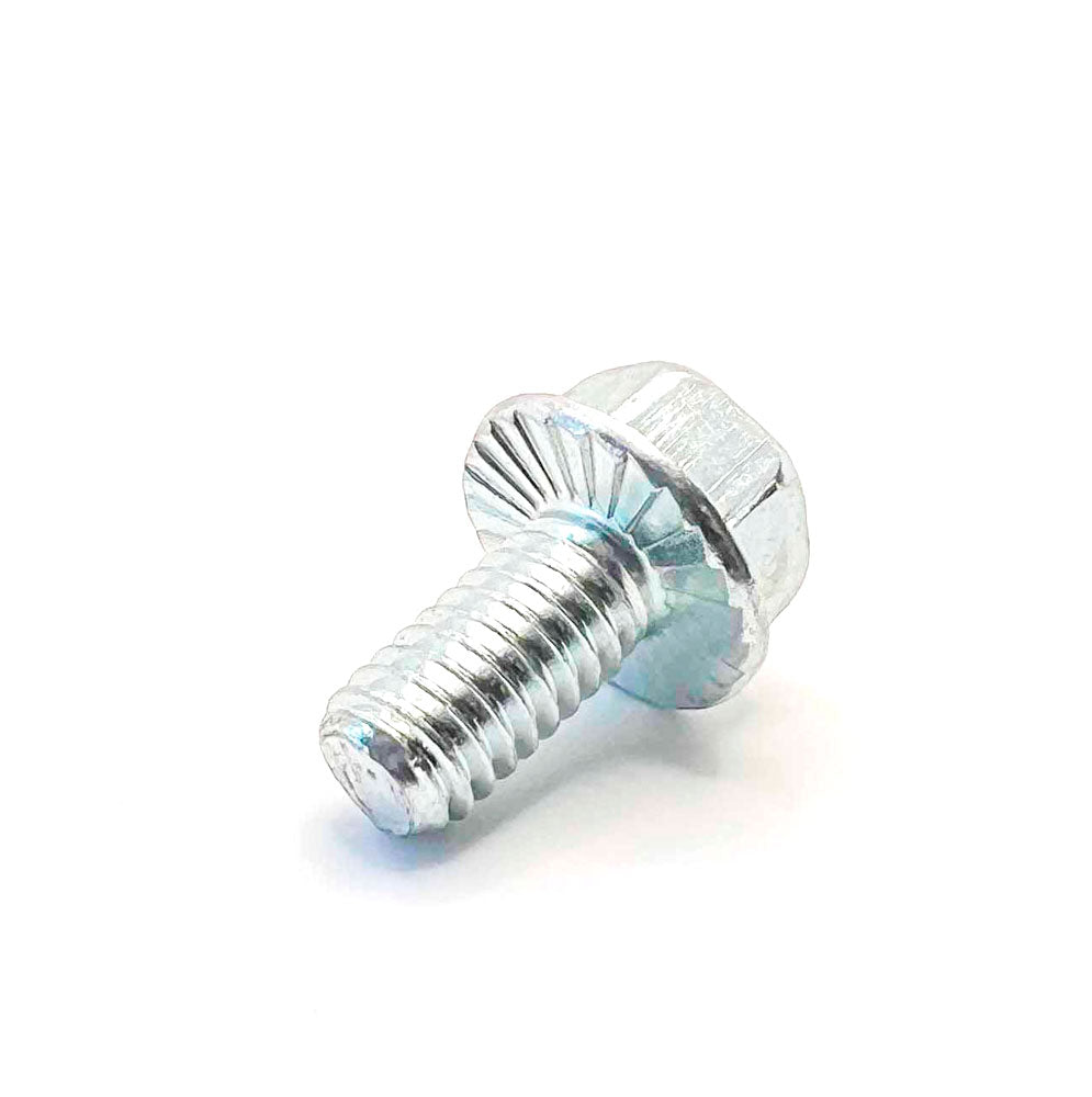 5/16-18 X 5/8in UNC Grade 5 Serrated Flange Bolt Clear Zinc