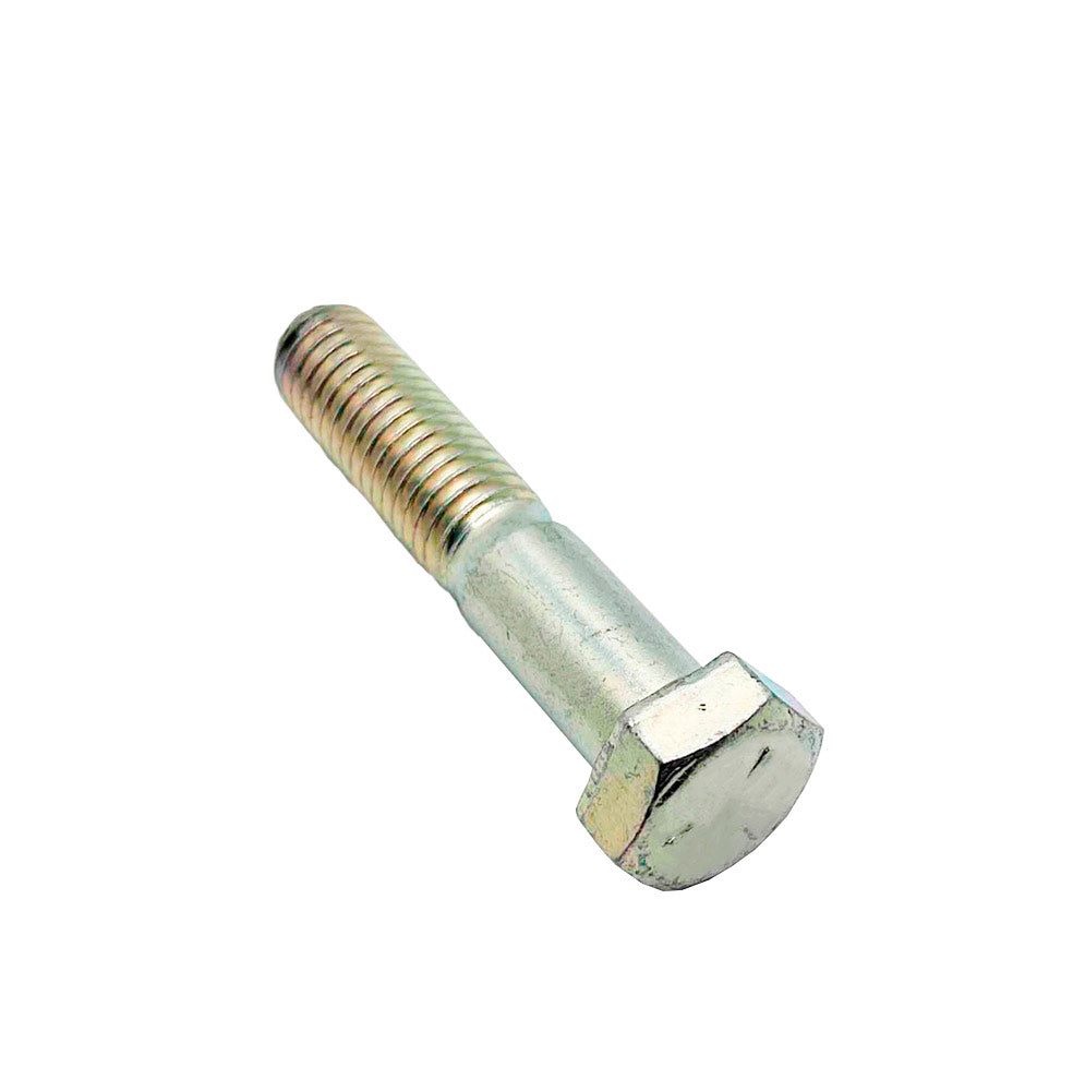 1/2-13 x 2-1/2in UNC Grade 5 Hex Cap Screw Clear Zinc