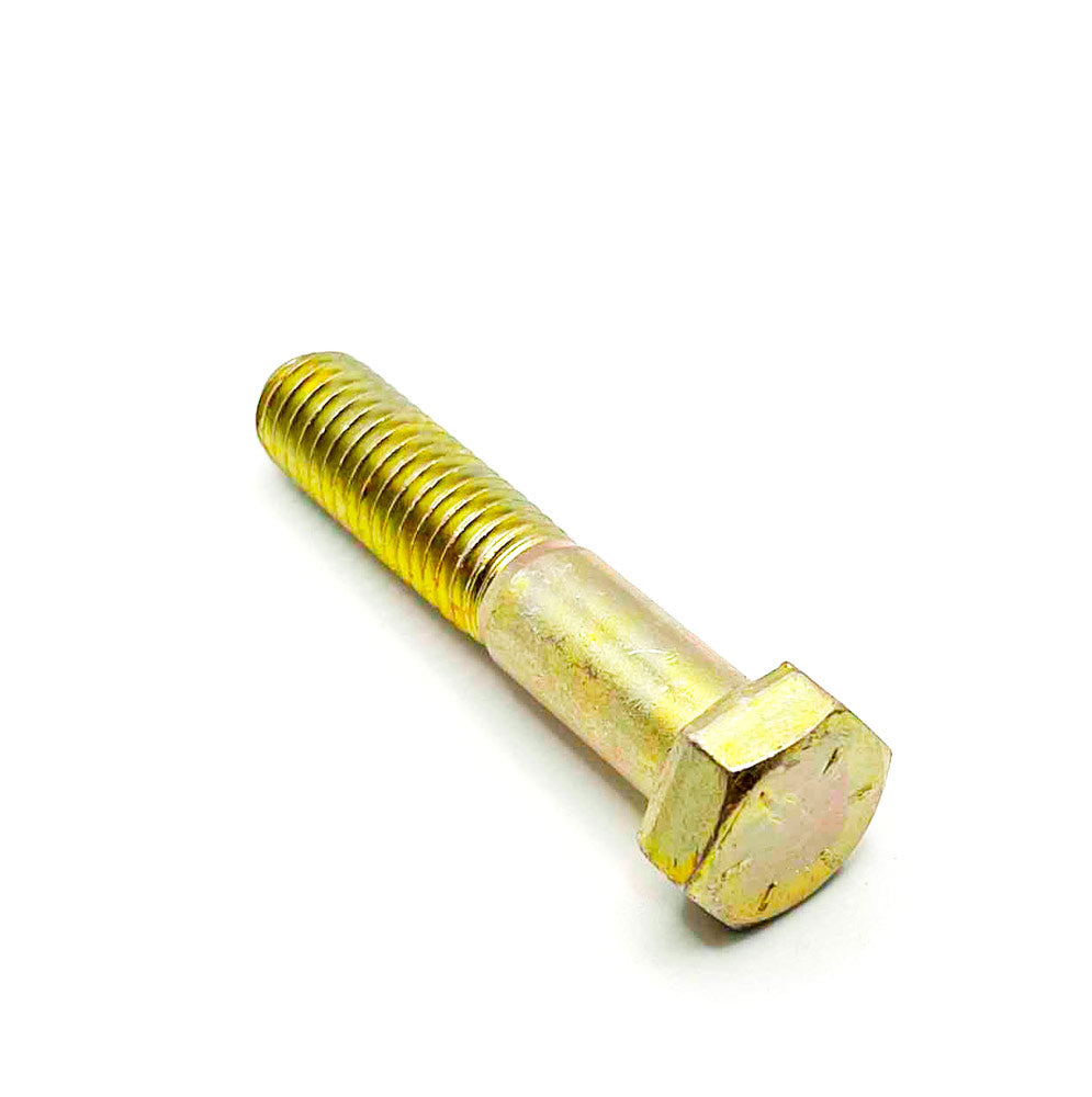 1/2-13 x 2-1/2in UNC Grade 8 Hex Cap Screw Yellow Zinc