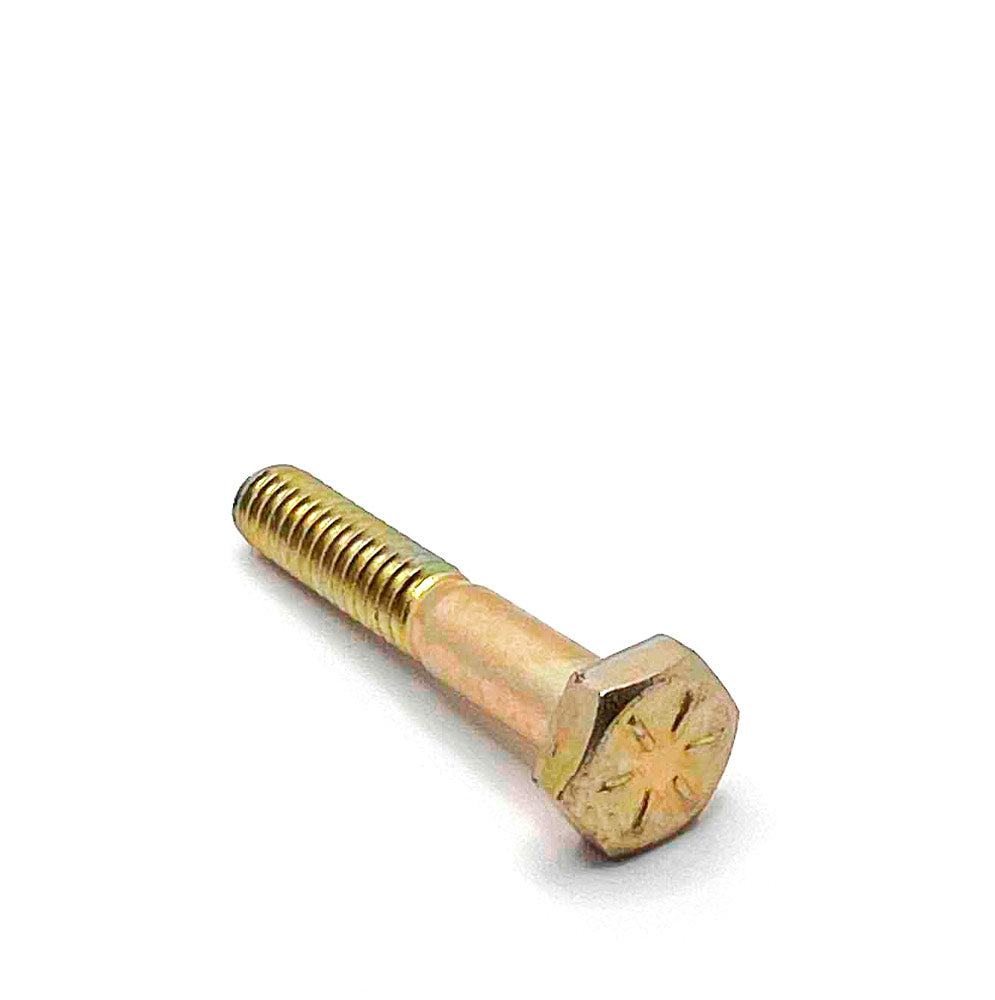 1/4-20 x 1-1/2in UNC Grade 8 Hex Cap Screw Yellow Zinc