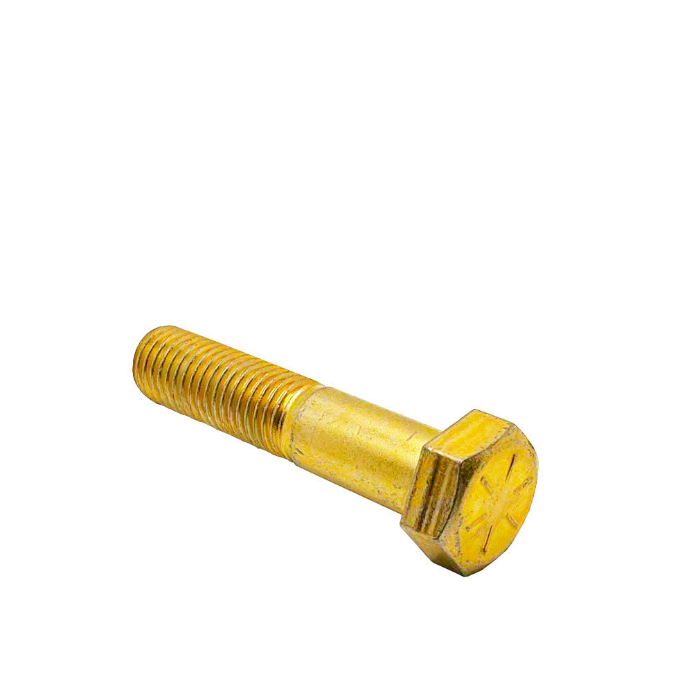 3/4-10 x 3-1/2in UNC Grade 8 Hex Cap Screw Yellow Zinc
