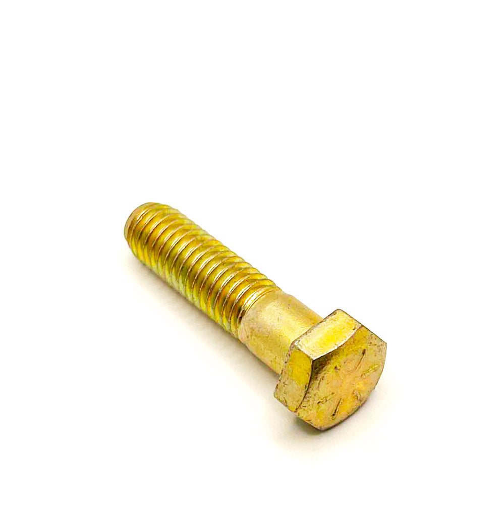 3/8-16 x 1-1/2in UNC Grade 8 Hex Cap Screw Yellow Zinc