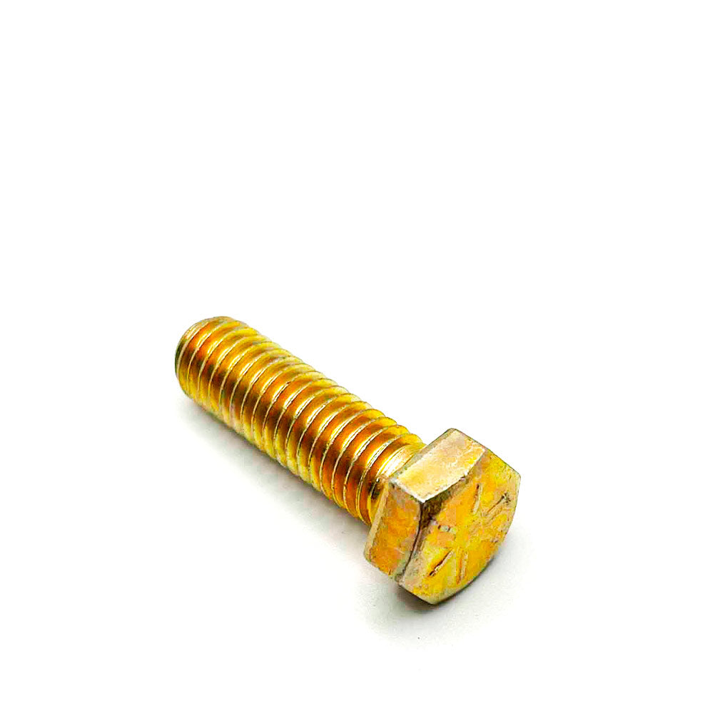 3/8-16 x 1-1/4in UNC Grade 8 Hex Cap Screw Yellow Zinc