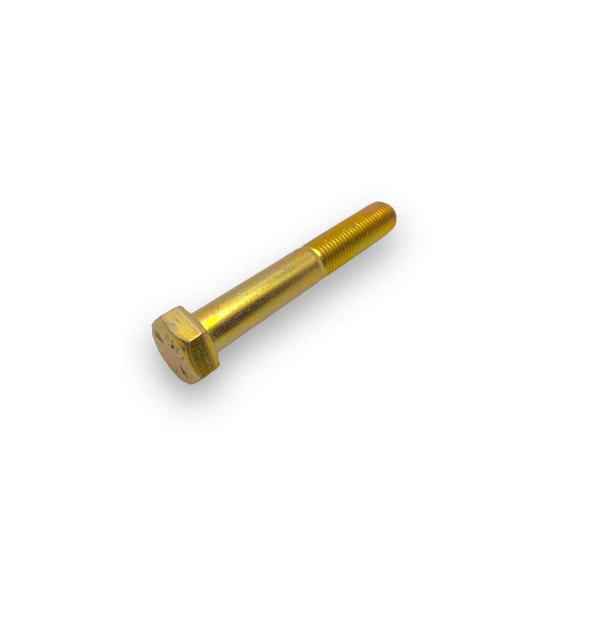 3/8-24 x 2-1/2in UNF Grade 8 Hex Cap Screw Yellow Zinc