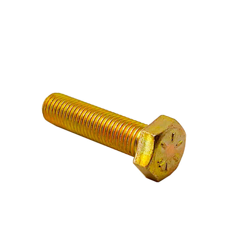 5/16-24 x 1-1/4in UNF Grade 8 Hex Cap Screw Yellow Zinc