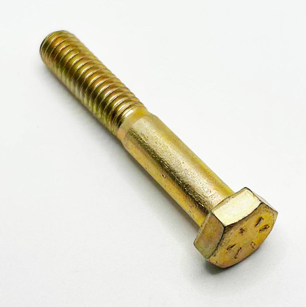 5/16-18 x 2-1/4in UNC Grade 8 Hex Cap Screw Yellow Zinc