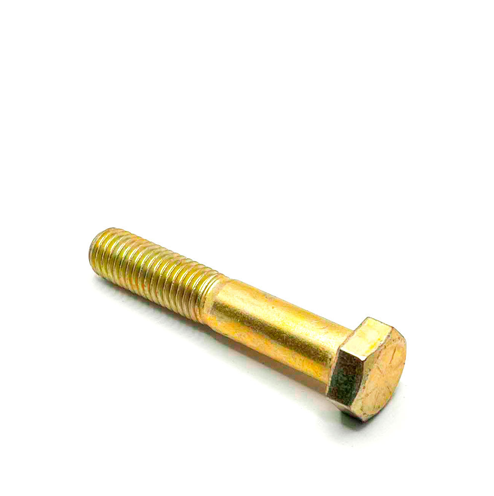 5/8-11 x 3-1/2in UNC Grade 8 Hex Cap Screw Yellow Zinc
