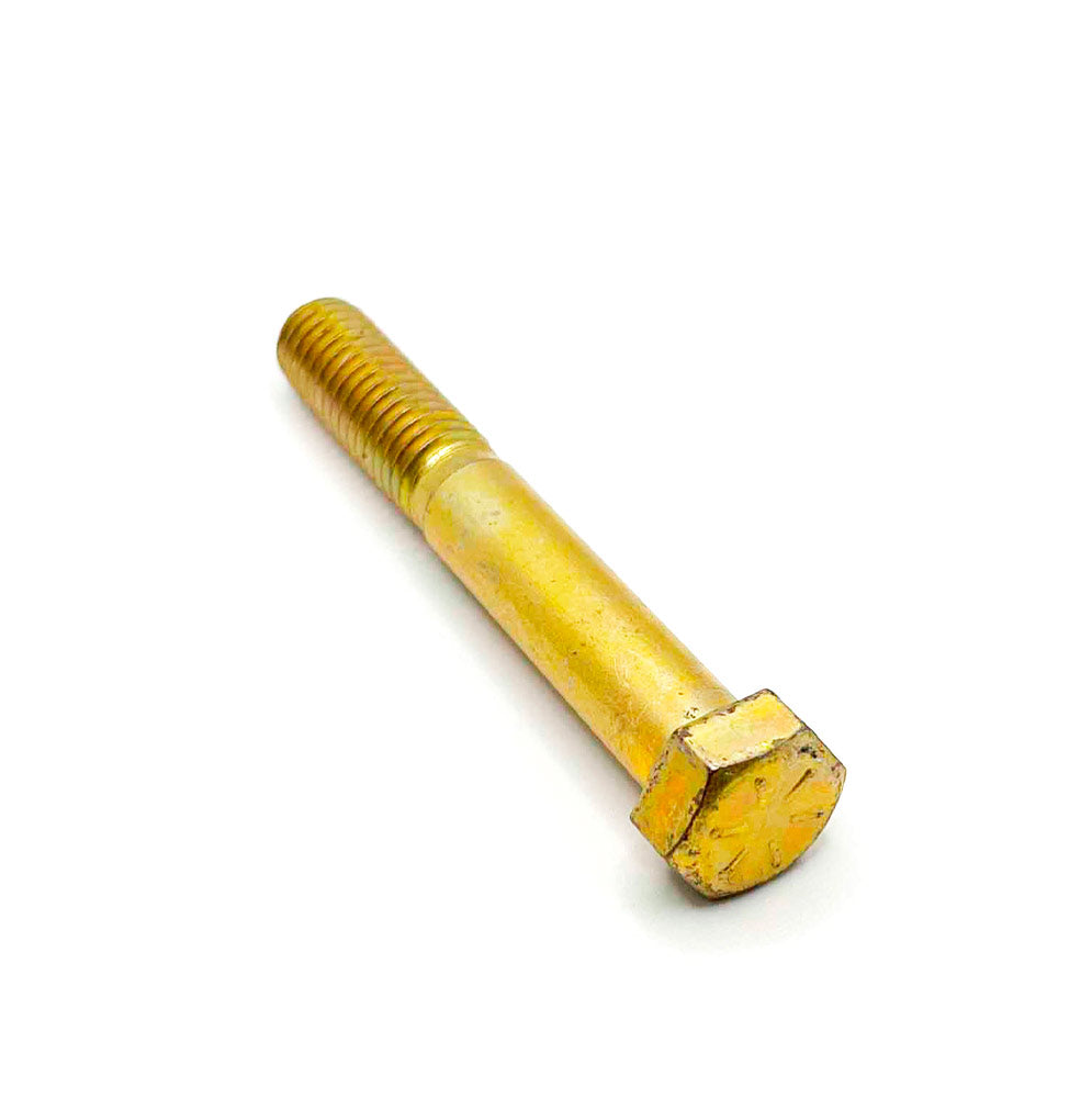 7/16-14 x 3in UNC Grade 8 Hex Cap Screw Yellow Zinc