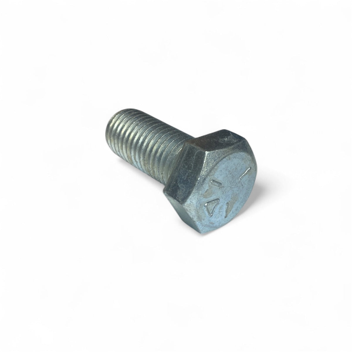 7/8-9 x 2in UNC Grade 5 Hex Cap Screw Clear Zinc