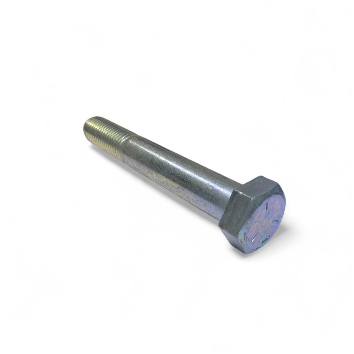 7/8-9 x 7in UNC Grade 5 Hex Cap Screw Clear Zinc