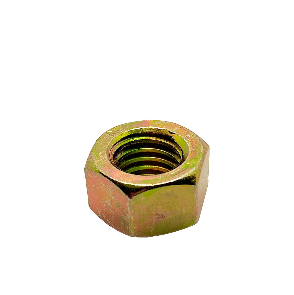 1/2-20in UNF Grade 8 Hex Nut Yellow Zinc