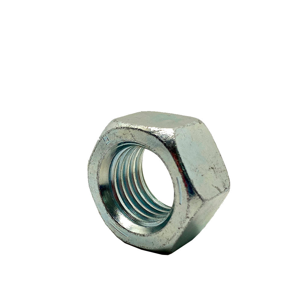 1-8in UNC Grade 5 Hex Nut Clear Zinc