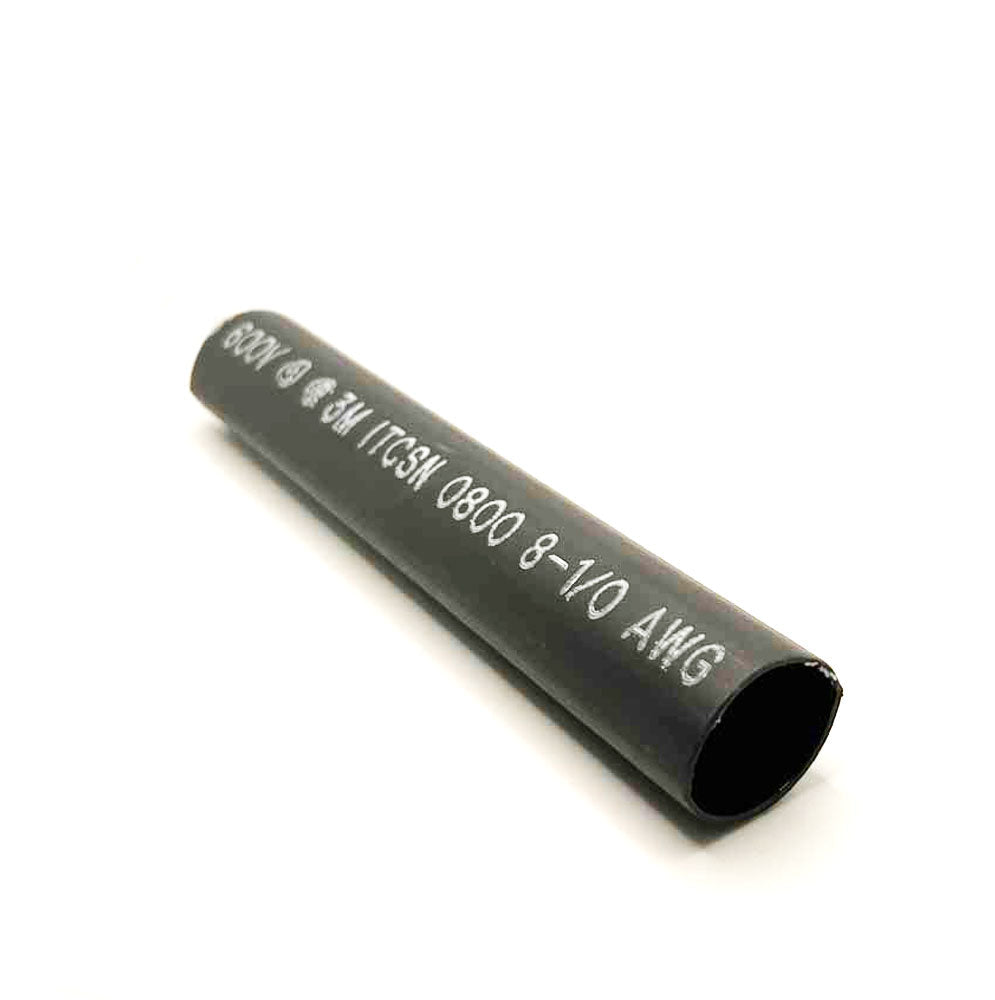 3/4 x 6in Black Heat Shrink Tubing