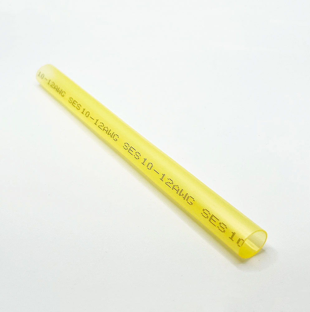 5/16 x 6in Yellow Heat Shrink Tubing