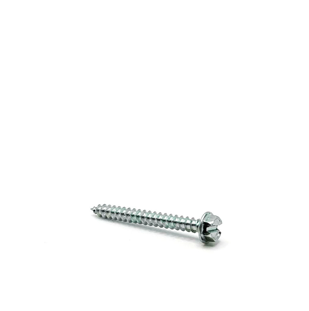 #8 x 1-1/2in Slotted Hex Washer Tapping Screw