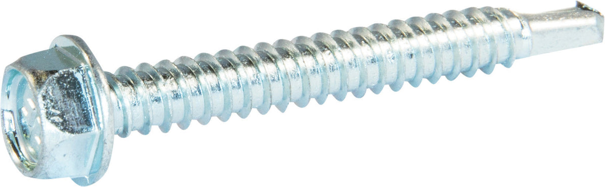 12-14 x 2 1/2 Hex Washer Head Self Drilling Screw Zinc Plated