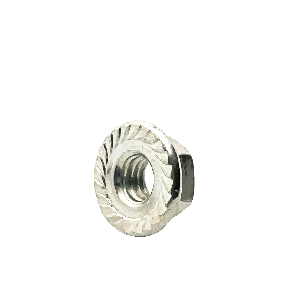 M6-1.0 Class 10.9 JIS-B1190 Serrated Flange Nut Zinc Plated