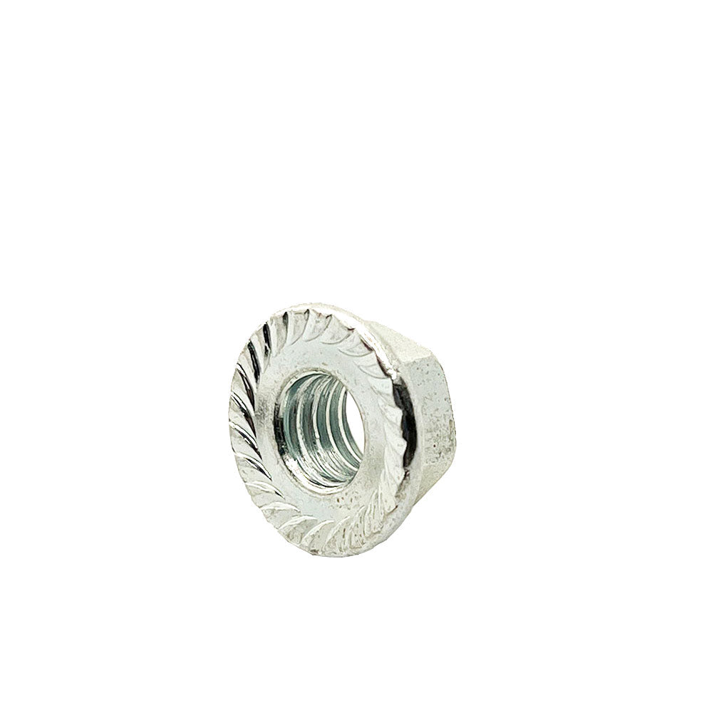 M8-1.25 Class 10.9 JIS-B1190 Serrated Flange Nut Zinc Plated