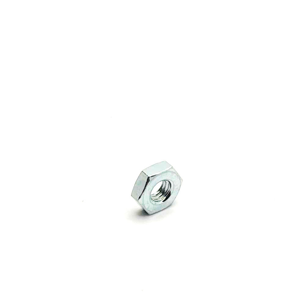#10-32 UNF Hex Machine Nut Clear Zinc