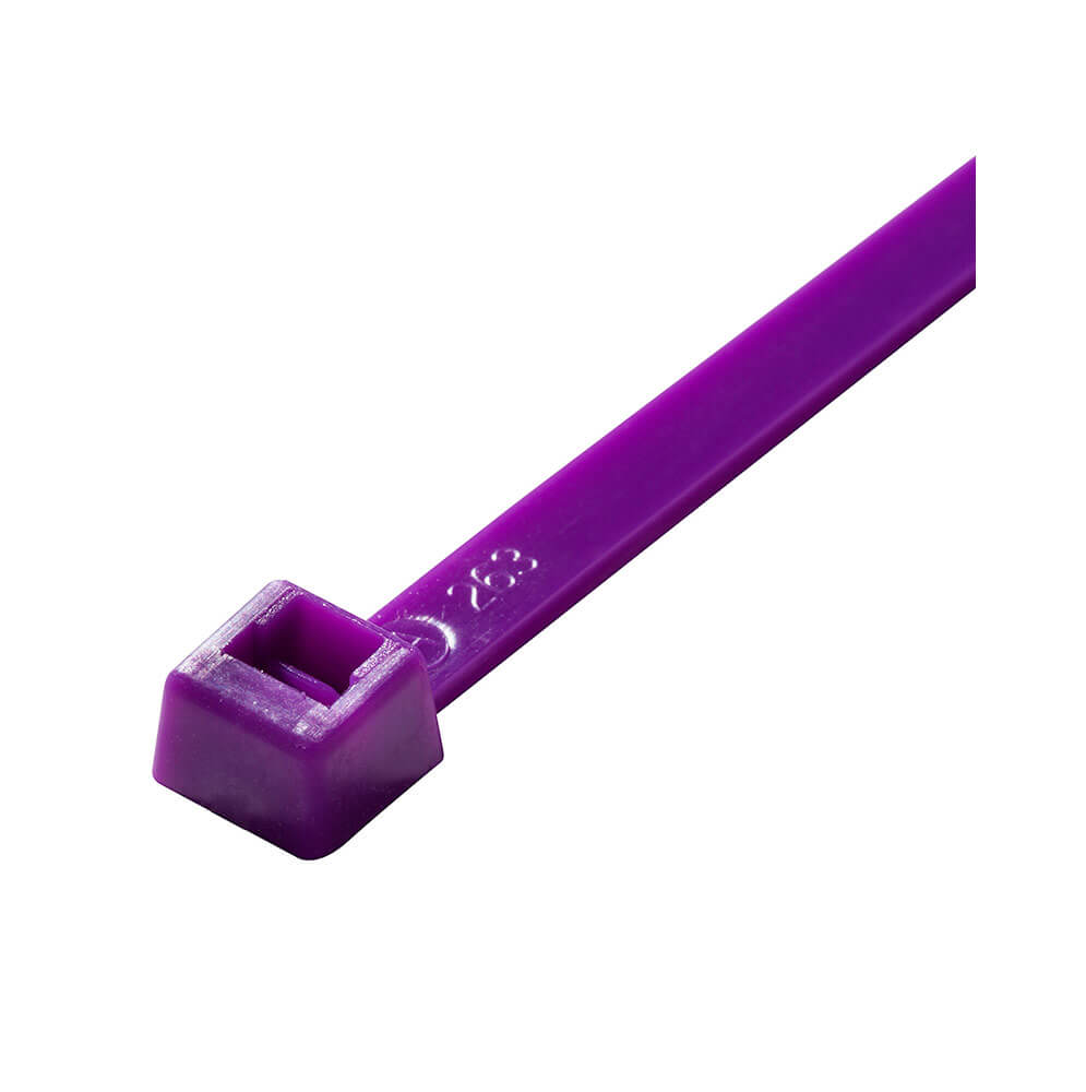7in Cable Tie Purple Nylon