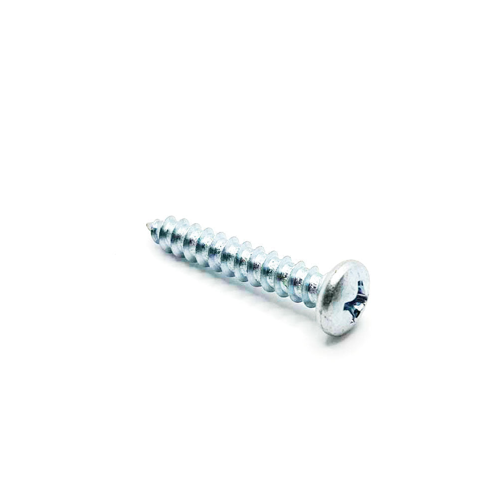 #14 x 1-1/2in Phillps Pan Tapping Screw Clear Zinc