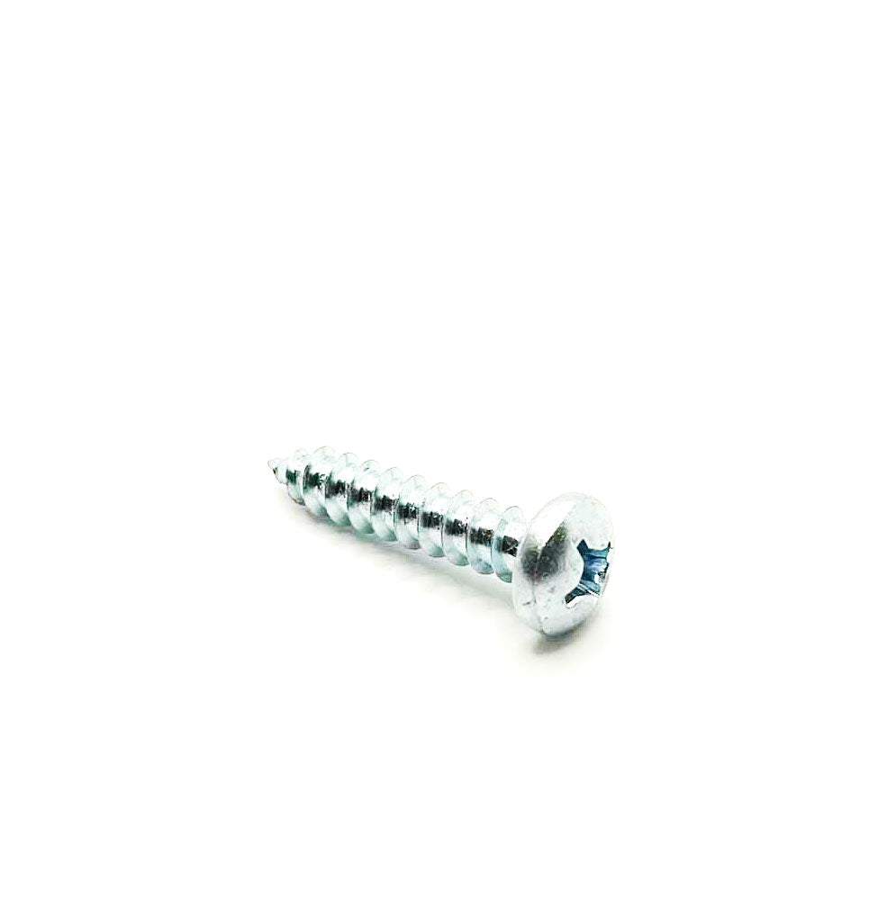 #14 x 1-1/4in Phillps Pan Tapping Screw Clear Zinc