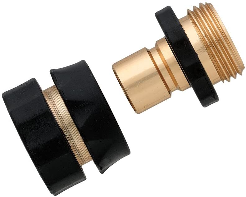 Brass Quick Connect Set with automatic Shut-off 58285