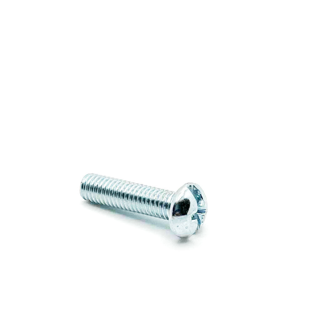 #10-32 x 3/4in UNF Phillips Round Machine Screw Clear Zinc
