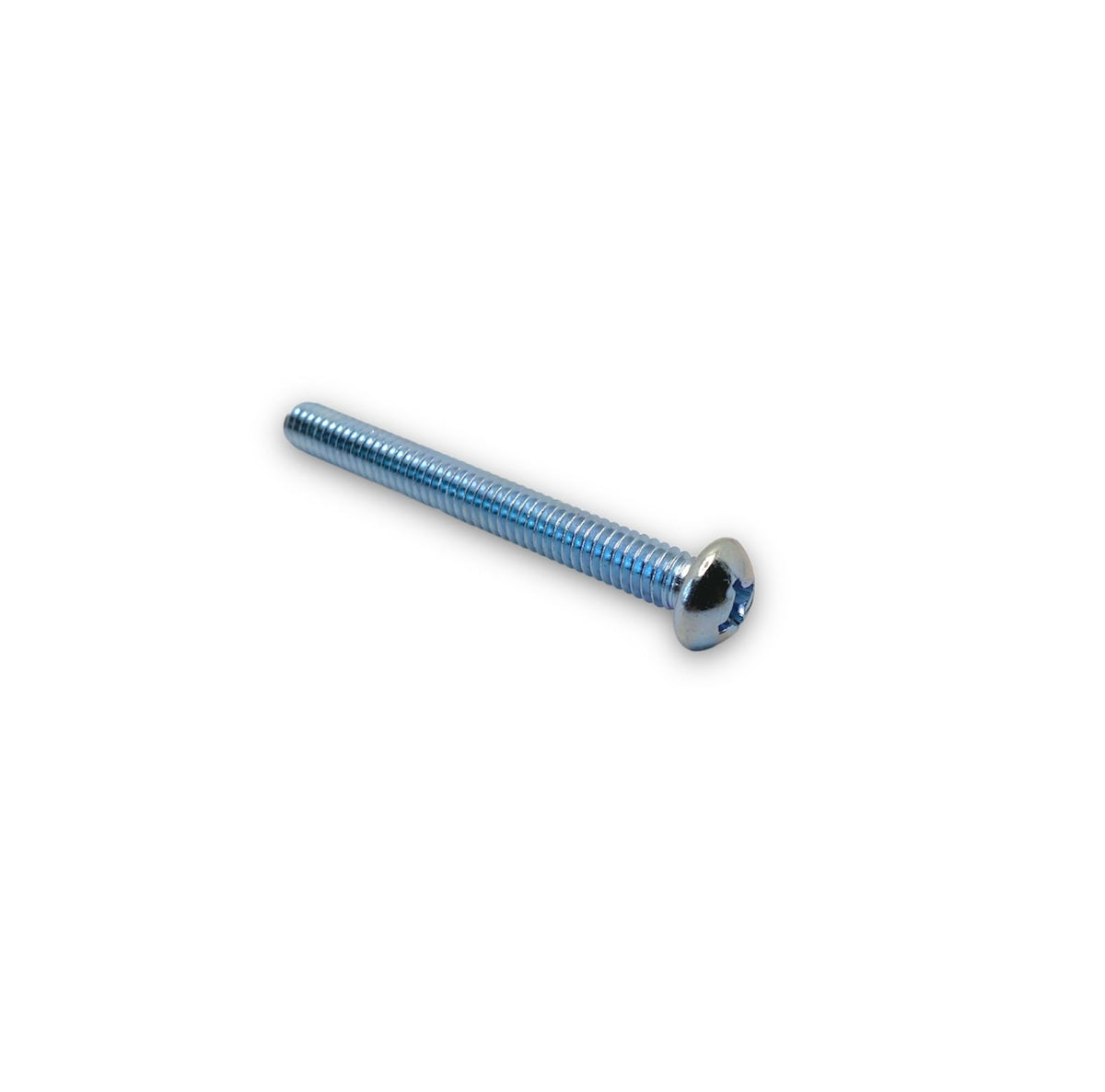 #12-24 x 2in UNC Phillips Round Machine Screw Zinc