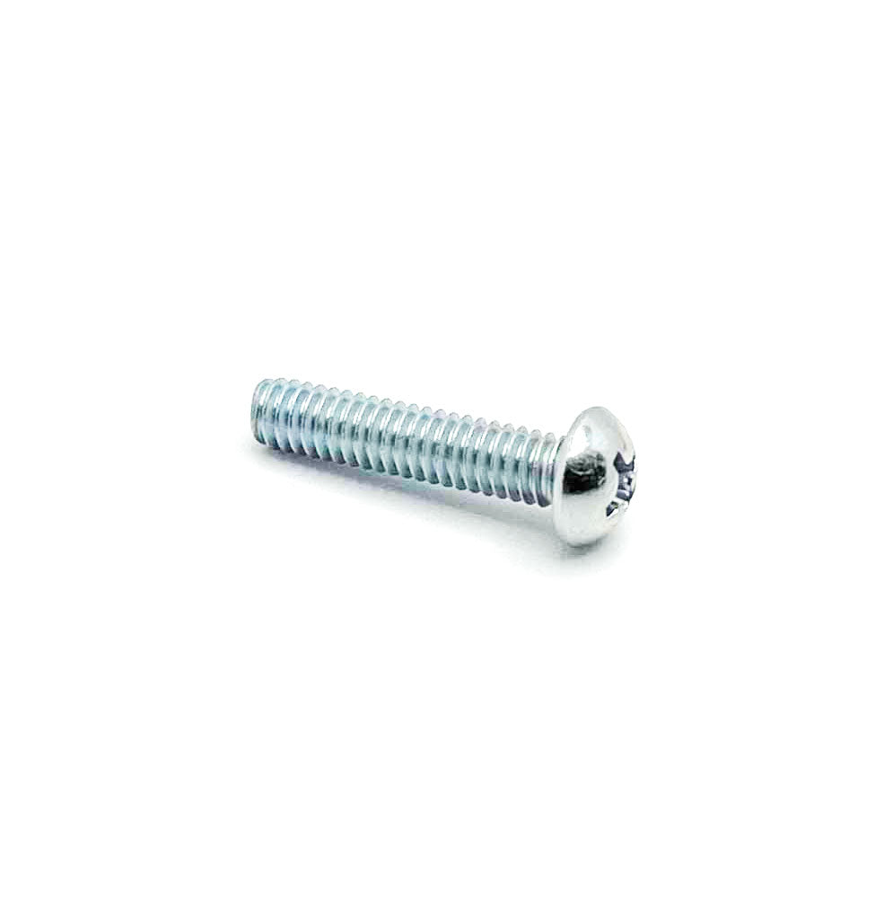 #8-32 x 3/4in UNC Phillips Round Machine Screw Clear Zinc