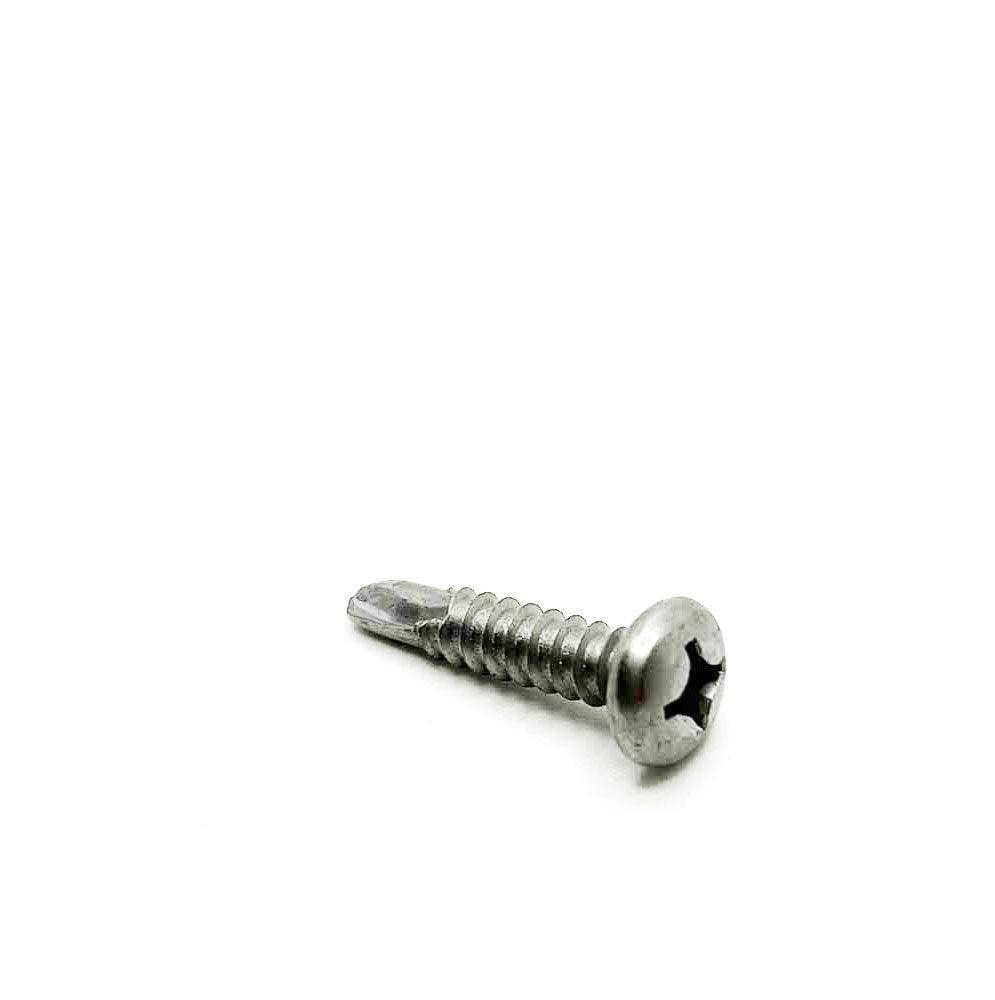 #12 x 1in Phillips Pan Tek Screw Stainless Steel