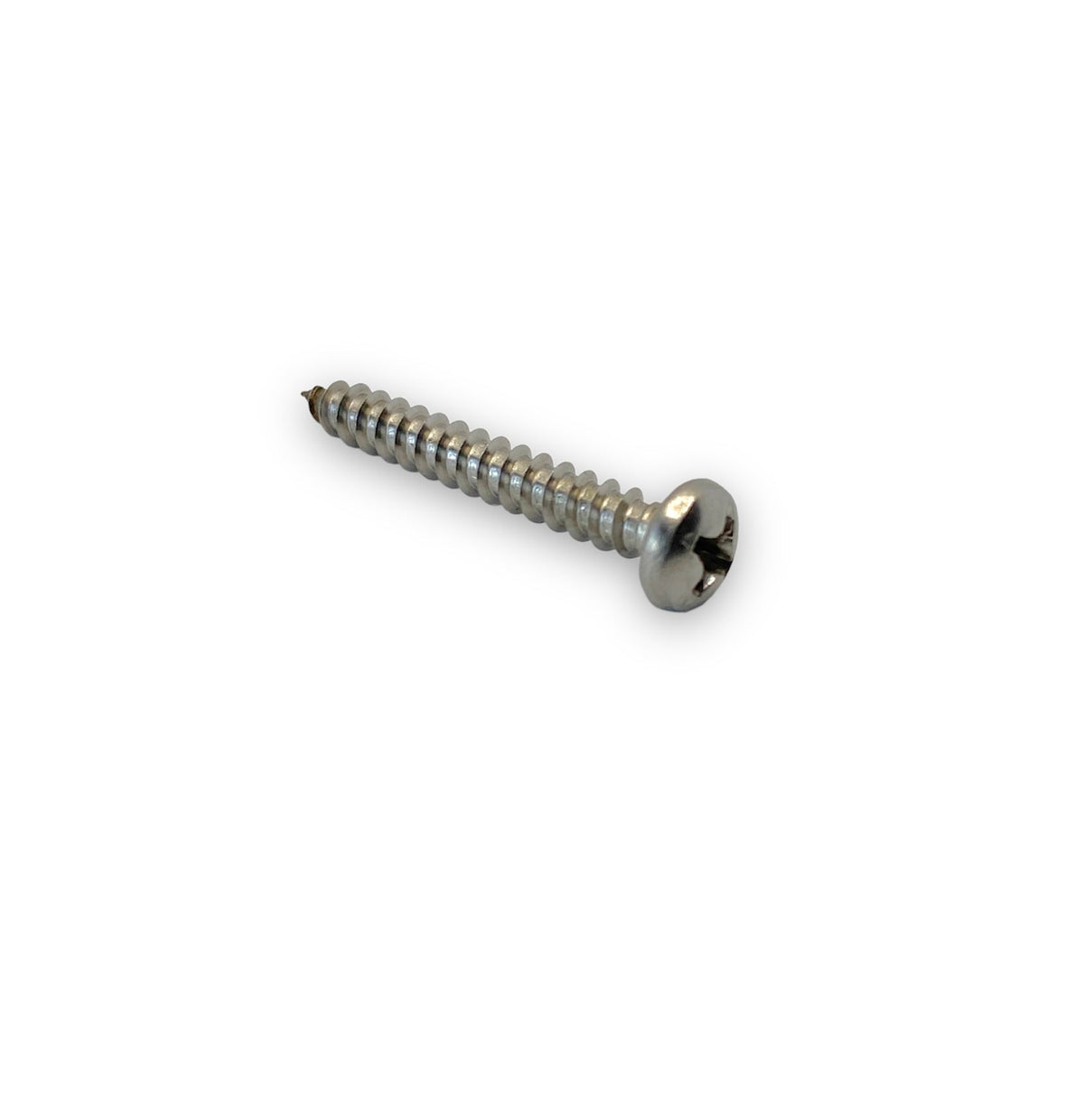 #6 x 1in Phillips Pan Tapping Screw Stainless Steel