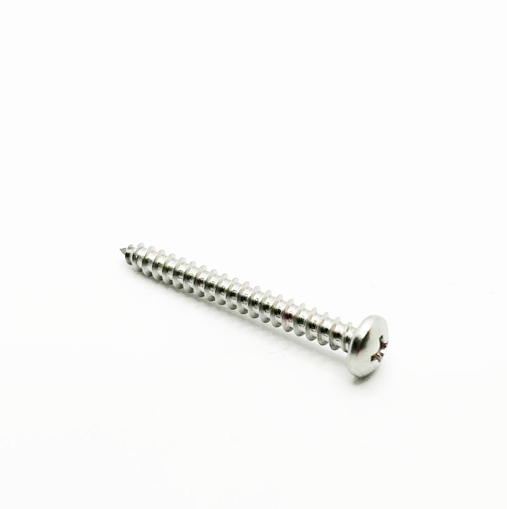 #8 x 1-1/2in Phillips Pan Tapping Screw Stainless Steel