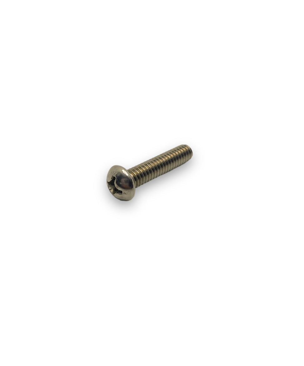 #10-24 x 1in UNC Stainless Steel Phillips Round Machine Screw