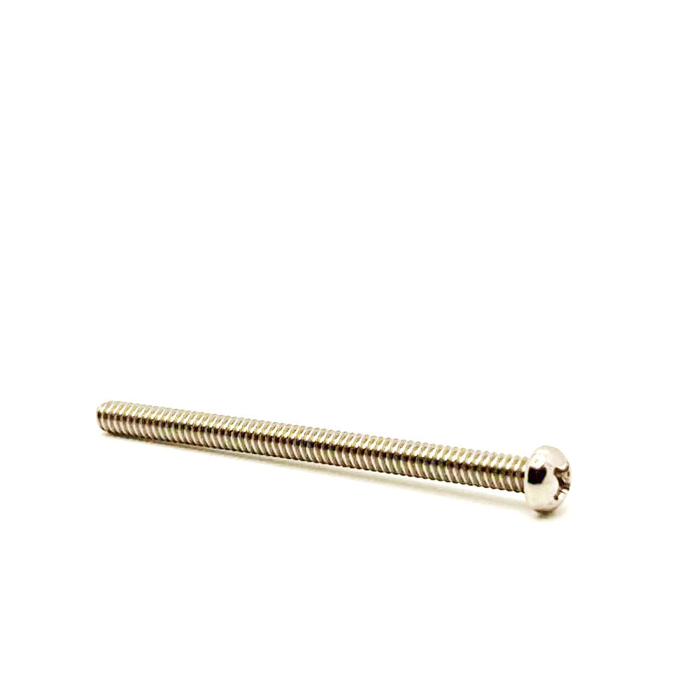#6-32 x 2in UNC Stainless Steel Phillips Round Machine Screw