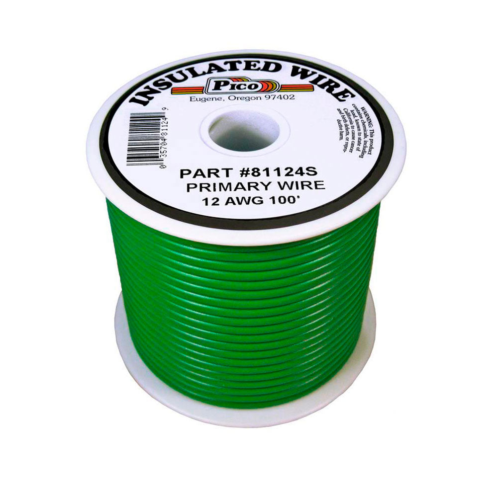 12ga Primary Wire Green