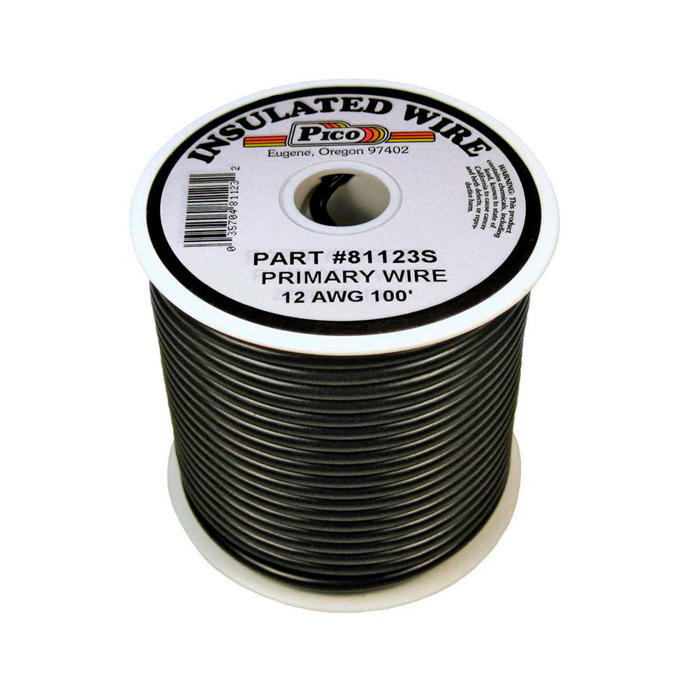 12ga Primary Wire Black