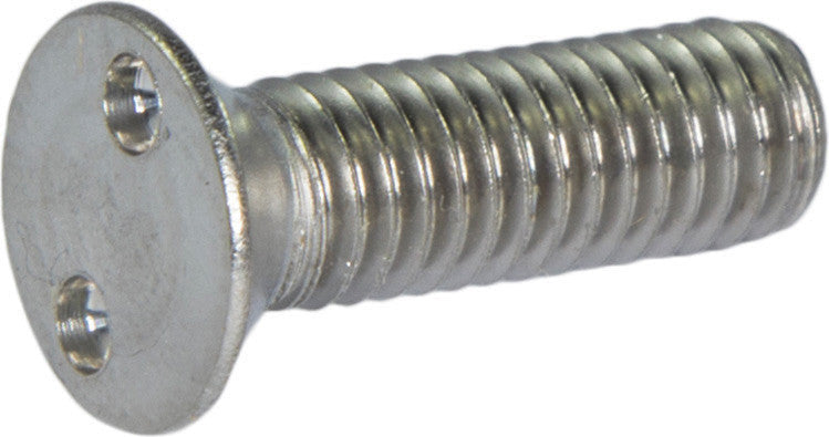 M5-0.80 x 16 Tamper Resistant Drilled Spanner Flat Head Machine Screw 18-8 Stainless Steel - Metric (#10)